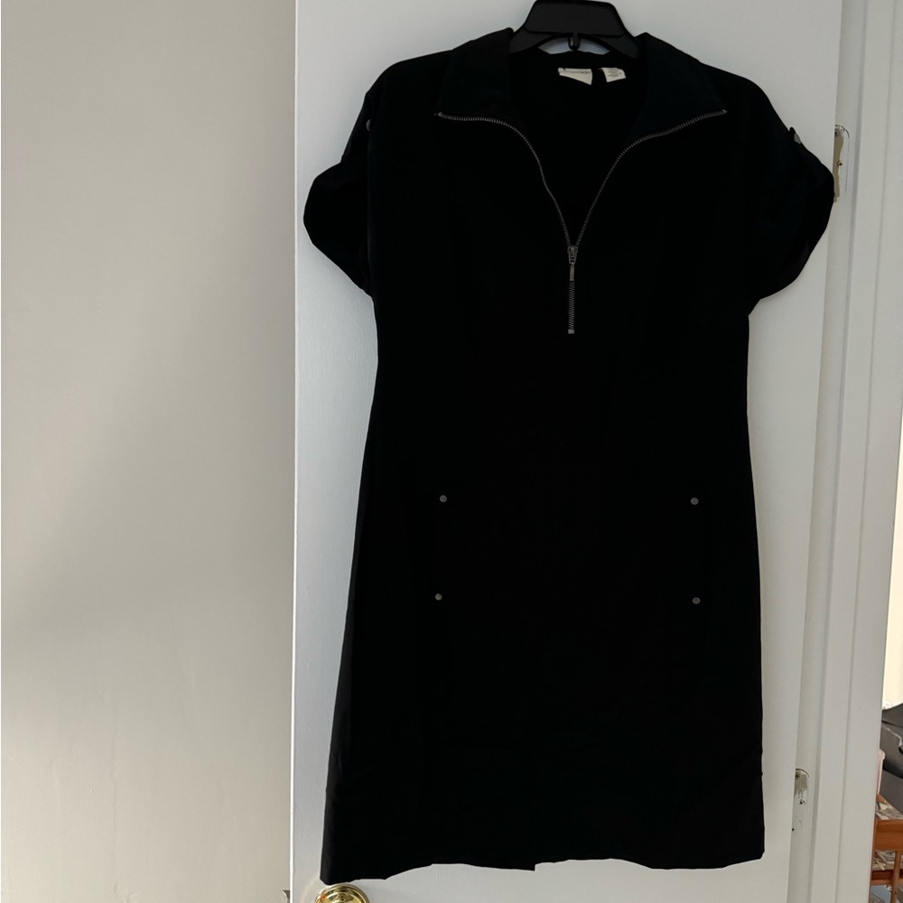 Chico’s Zenergy Black Dress Size 1